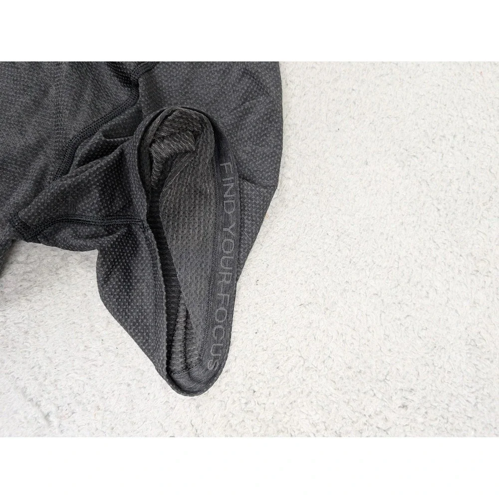 Lululemon Polo Shirt Mens Large Gray In Practice Striped Performance Golf - Picture 5 of 10